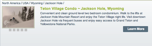 Jackson Hole Village Condo Jackson Hole Village Condo